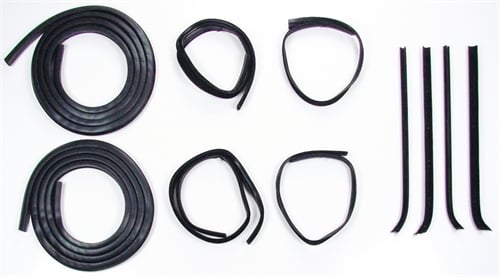 Front Door Weatherstrip Seal Kit Fits Select 1973-1979 Ford Bronco and F-Series Trucks